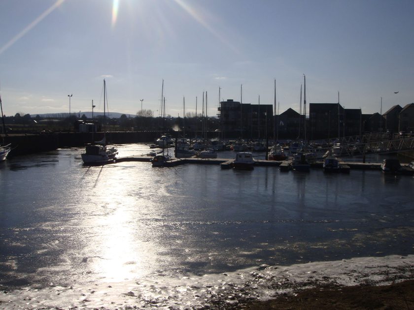 Frozen Nairn Harbour